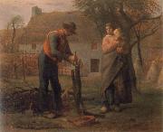 Peasant Grafting a Tree Jean Francois Millet